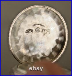 Vintage Arnex 17 Jewel Incabloc Ladies Pocket Watch with 925 Sterling Silver Case