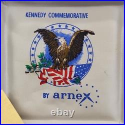Vintage Arnex Kennedy Memorial Pocket Watch in Case 17 Jewels 1418 Incabloc Runs