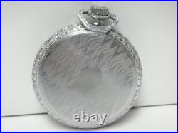 Vintage Art Deco Model 3 Illinois 17 Jewel Pocket Watch Supreme Case Working