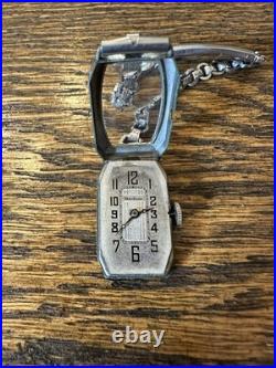 Vintage Art Deco Windsor Swiss Watch Running Filigree Diel Leader Case 1920-30