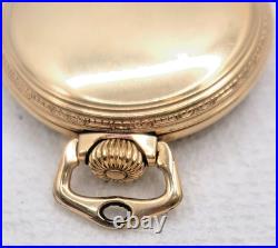 Vintage BALL 10 K Gold Filled RR Open Face Pocket Watch Case -16S