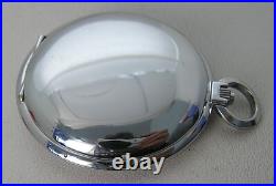 Vintage Bucherer Hunting Case Pocket Watch withChain 1905 US Half $ Fob 15J Windup