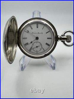 Vintage Coin Silver Case Hamden Champion Pocket Watch