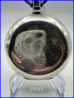 Vintage Coin Silver Case Hamden Champion Pocket Watch