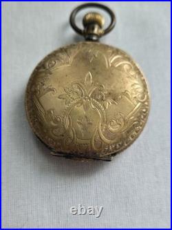 Vintage Columbia 1896-1900 Full Hunting Pocket Watch Case 6s