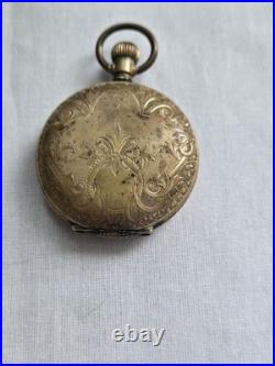 Vintage Columbia 1896-1900 Full Hunting Pocket Watch Case 6s