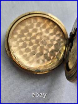 Vintage Columbia 1896-1900 Full Hunting Pocket Watch Case 6s