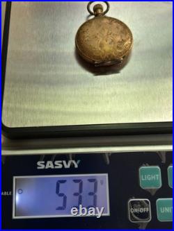 Vintage Columbia 1896-1900 Full Hunting Pocket Watch Case 6s