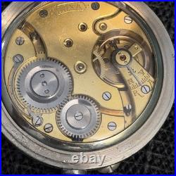 Vintage Doxa Pocket Watch Desk Watch Goliath Argentan Case Runs