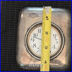 Vintage Doxa Pocket Watch Desk Watch Goliath Argentan Case Runs