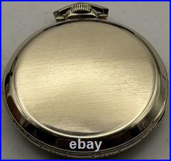 Vintage Elbon 7 Jewel Swiss Pocket Watch 10k rgp Star case Near Mint Running