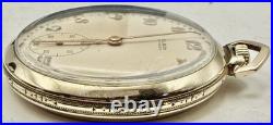 Vintage Elbon 7 Jewel Swiss Pocket Watch 10k rgp Star case Near Mint Running