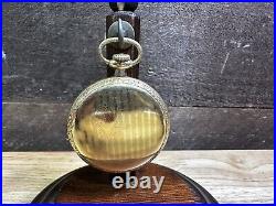 Vintage Elgin 14k Gold Filled 15j Pocket Watch WithCase