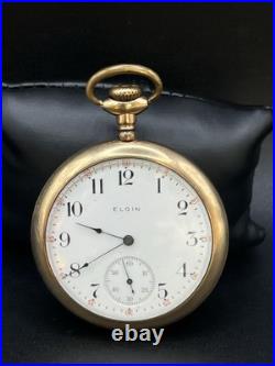 Vintage Elgin 15 Jewels Pocket Watch 10k GF Philadelphia Watch Case Co. 20 Years