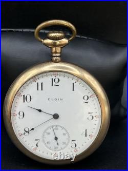 Vintage Elgin 15 Jewels Pocket Watch 10k GF Philadelphia Watch Case Co. 20 Years