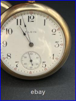 Vintage Elgin 15 Jewels Pocket Watch 10k GF Philadelphia Watch Case Co. 20 Years