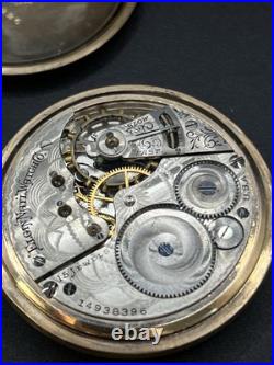 Vintage Elgin 15 Jewels Pocket Watch 10k GF Philadelphia Watch Case Co. 20 Years