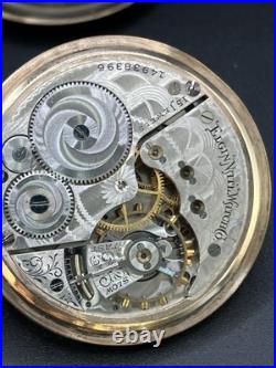 Vintage Elgin 15 Jewels Pocket Watch 10k GF Philadelphia Watch Case Co. 20 Years
