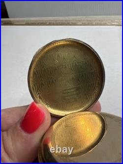 Vintage Elgin 18s/17j Pocket Watch Working Wadesworth case