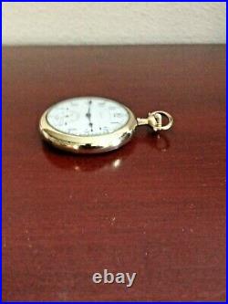 Vintage Elgin 21 Jewels Father Time Rockford Case Pocket Watch. Usa. Works