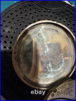 Vintage Elgin 6/0 Pocket Watch 14K Solid Gold Case 4g Not Running Repair