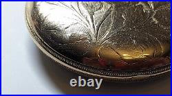 Vintage Elgin Gold Filled Pocket Watch Grade 291 Model 7 B&b Royal Case Size 16s