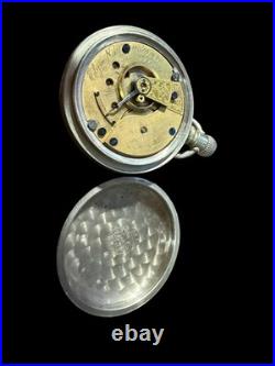 Vintage Elgin National Watch Co. Pocket Watch Open Face Oresilver Case Roman