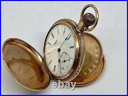 Vintage Elgin Pocket Watch 1665861 Mov't 321547 Case No Crystal Needs Repair