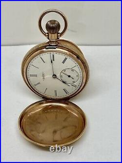 Vintage Elgin Pocket Watch 1665861 Mov't 321547 Case No Crystal Needs Repair