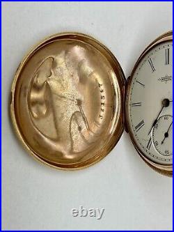 Vintage Elgin Pocket Watch 1665861 Mov't 321547 Case No Crystal Needs Repair