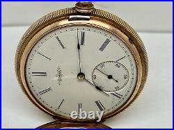Vintage Elgin Pocket Watch 1665861 Mov't 321547 Case No Crystal Needs Repair