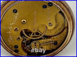 Vintage Elgin Pocket Watch 1665861 Mov't 321547 Case No Crystal Needs Repair
