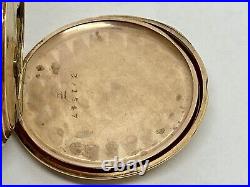 Vintage Elgin Pocket Watch 1665861 Mov't 321547 Case No Crystal Needs Repair