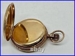 Vintage Elgin Pocket Watch 1665861 Mov't 321547 Case No Crystal Needs Repair