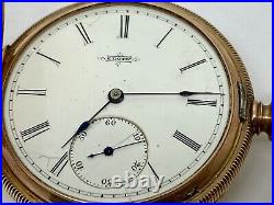 Vintage Elgin Pocket Watch 1665861 Mov't 321547 Case No Crystal Needs Repair