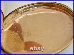 Vintage Elgin Pocket Watch 1665861 Mov't 321547 Case No Crystal Needs Repair