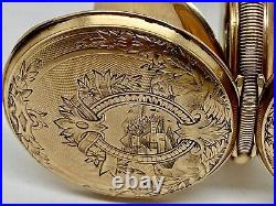 Vintage Elgin Pocket Watch 1665861 Mov't 321547 Case No Crystal Needs Repair