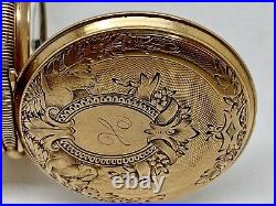 Vintage Elgin Pocket Watch 1665861 Mov't 321547 Case No Crystal Needs Repair