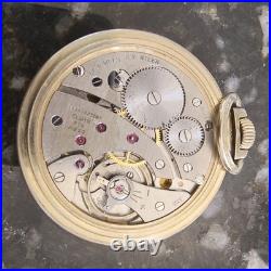 Vintage Elgin Pocket Watch 17 Jewels Swiss Movement 976 10K Gold RGP Star Case