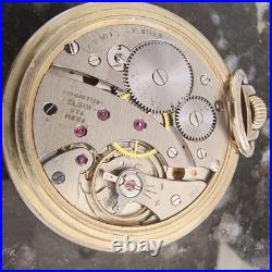 Vintage Elgin Pocket Watch 17 Jewels Swiss Movement 976 10K Gold RGP Star Case