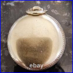 Vintage Elgin Pocket Watch 17 Jewels Swiss Movement 976 10K Gold RGP Star Case