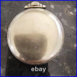 Vintage Elgin Pocket Watch 17 Jewels Swiss Movement 976 10K Gold RGP Star Case
