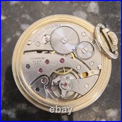 Vintage Elgin Pocket Watch 17 Jewels Swiss Movement 976 10K Gold RGP Star Case