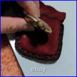 Vintage Elgin mechanical Pocket Watch 14770665 hunter case with suede bag