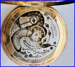 Vintage Elgin /philadelphia Watch Case Co Pocket Watch