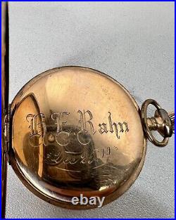 Vintage Elgin /philadelphia Watch Case Co Pocket Watch