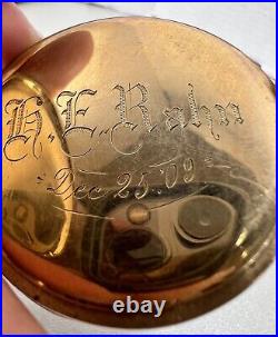 Vintage Elgin /philadelphia Watch Case Co Pocket Watch