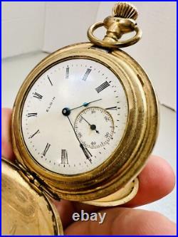 Vintage Elgin /philadelphia Watch Case Co Pocket Watch