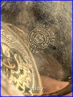 Vintage Elgin /philadelphia Watch Case Co Pocket Watch