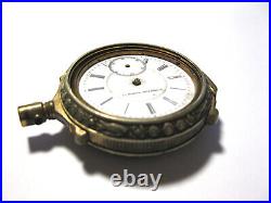Vintage European Watch Co. Pocket Watch With Boxed Hinged Case